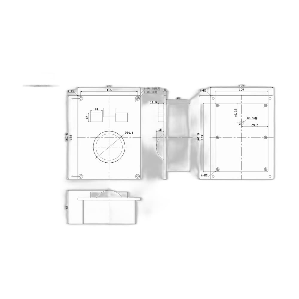 D-5307 Special Industrial Trackball Mouse image 5