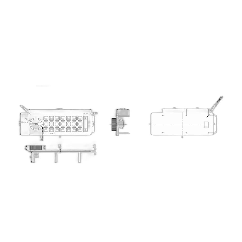 D-6104 Custom Oil-Platform Control Keyboard image 5
