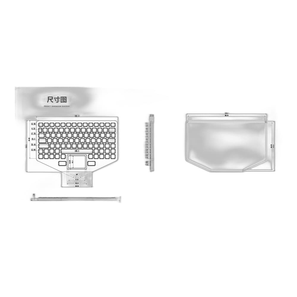 D-6209 Silicone Industrial Keyboard image 5