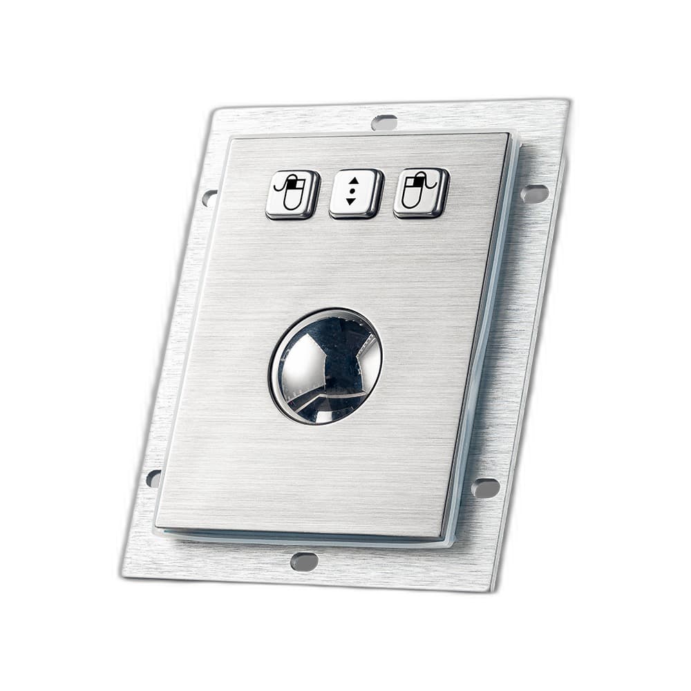 D-8302 Metal Industrial Trackball Mouse image 3