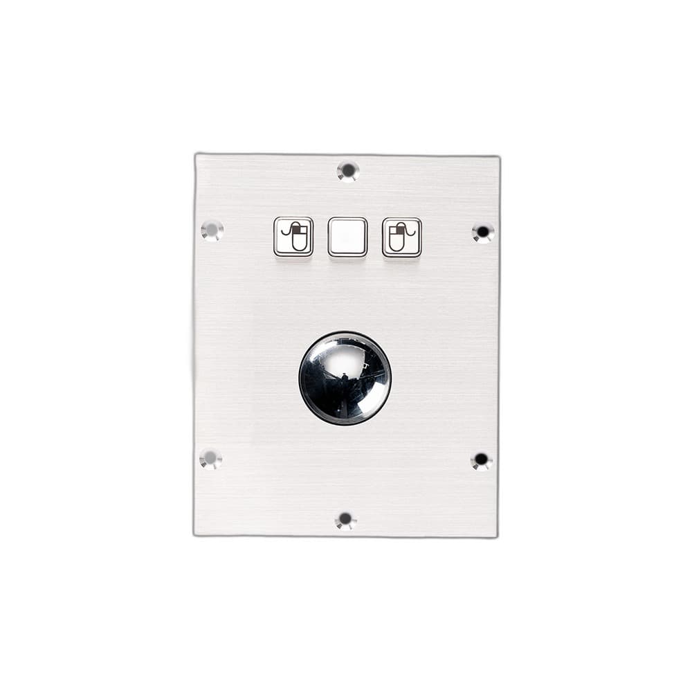 D-8359 Metal Industrial Trackball Mouse image 1