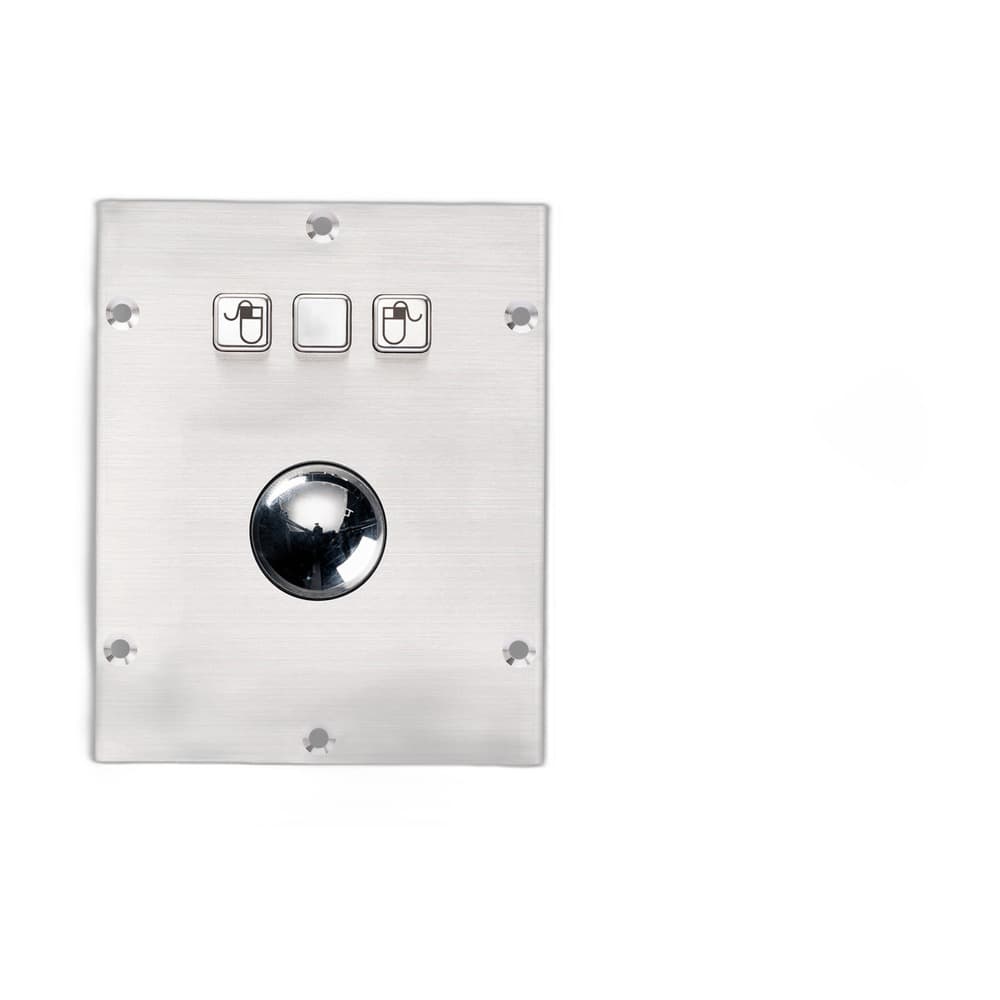 D-8359 Metal Industrial Trackball Mouse image 3