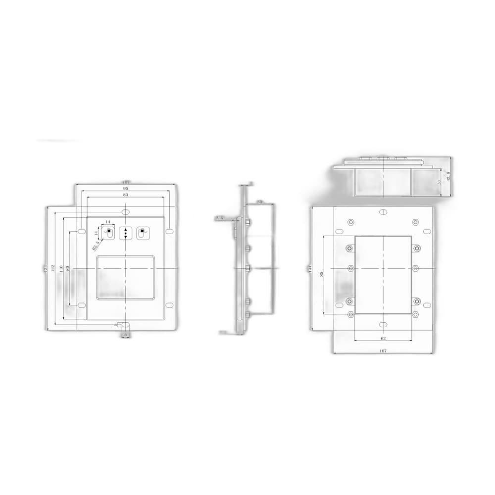 D-8401 Metal Industrial Touchpad Mouse image 5