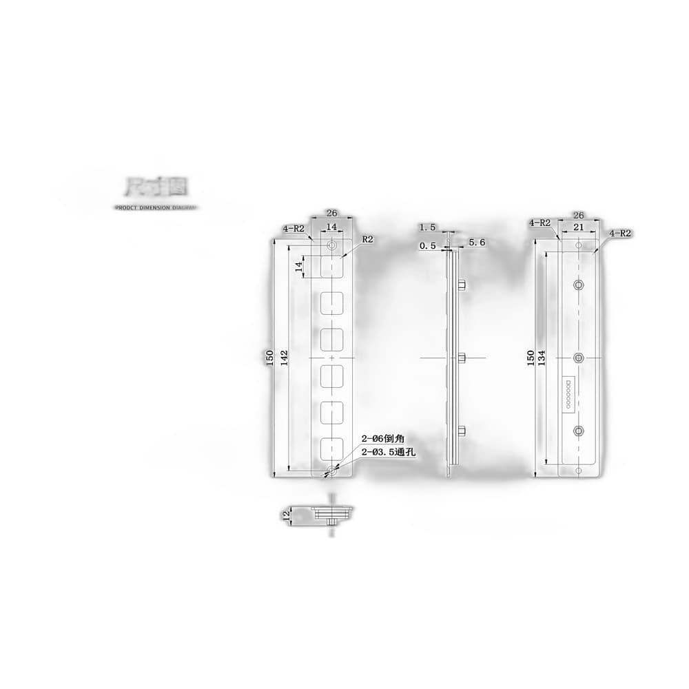 D-8503 Metal Industrial Keyboard image 5