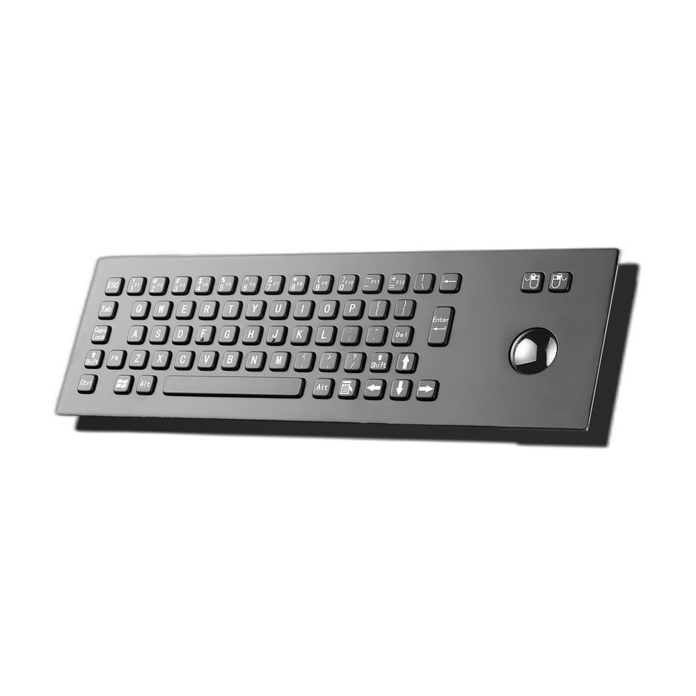 D-8603B Black Metal Industrial Keyboard image 3
