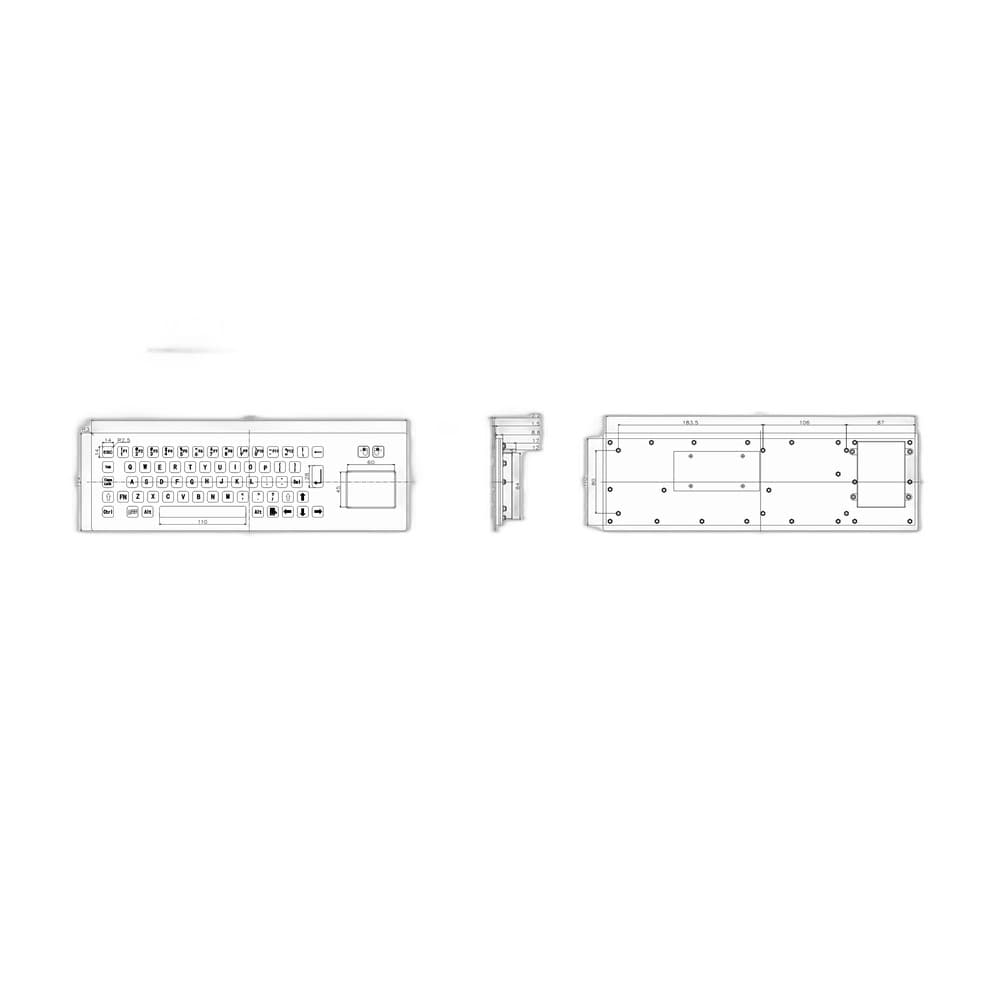 D-8608 Metal Industrial Keyboard image 5