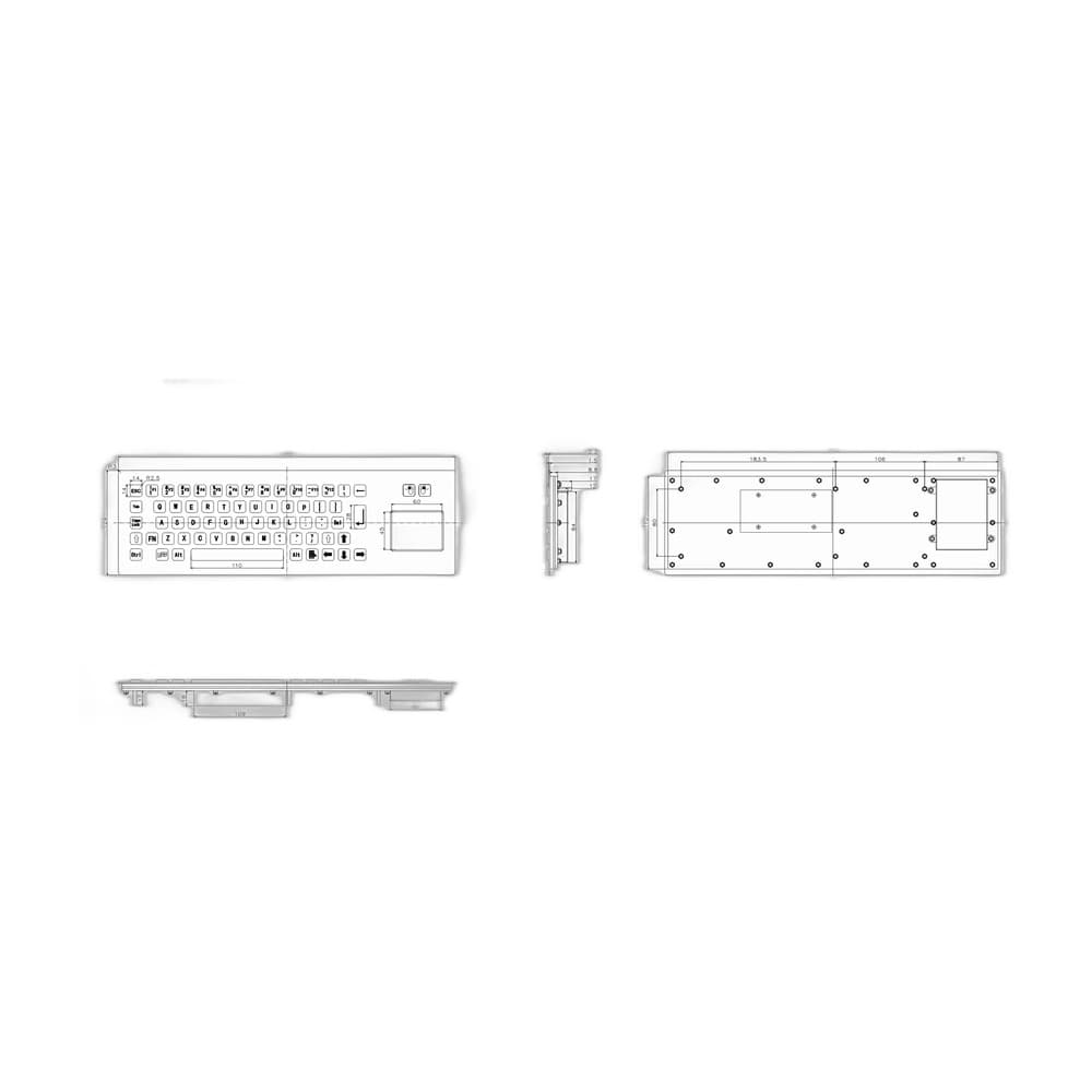 D-8608EX Hazardous-Area Industrial Keyboard image 5
