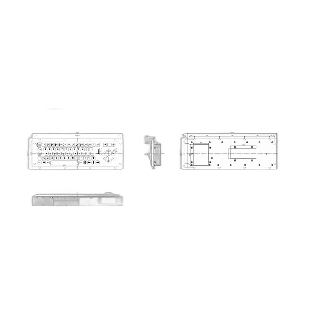 D-8635G Metal Industrial Keyboard image 5