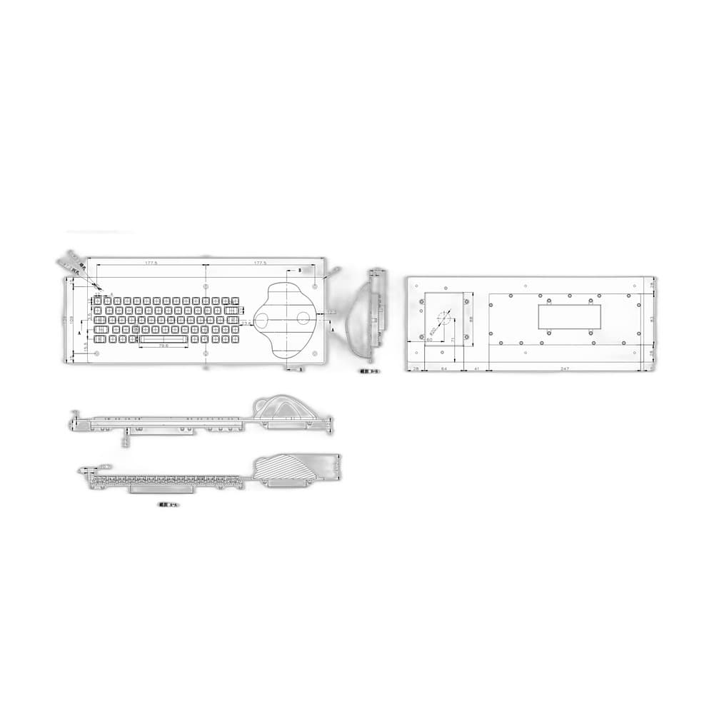 D-8675-5 Marine Industrial Keyboard image 5