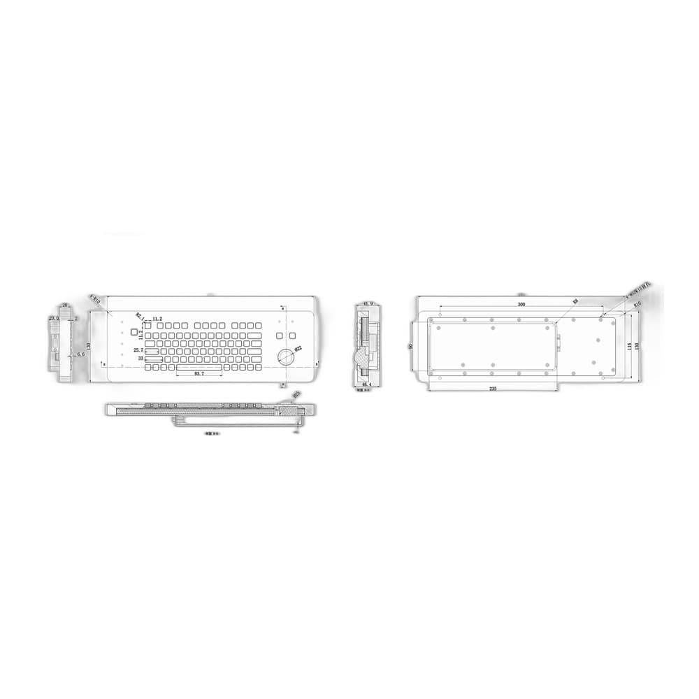 D-8678 KVM Industrial Keyboard image 5