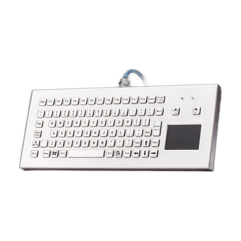 D-8696DESK Desktop Metal Industrial Keyboard image 3