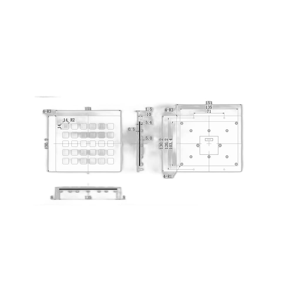 D-8828 Metal Industrial Keyboard image 5