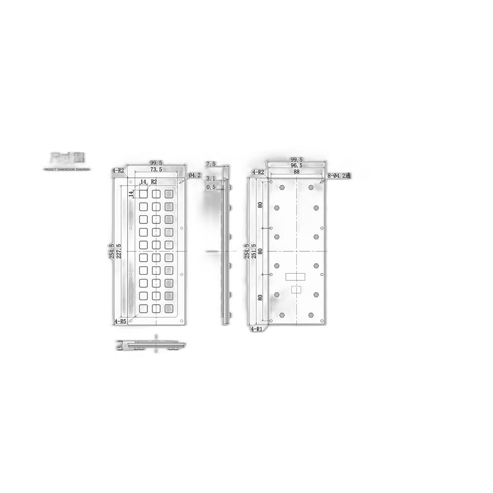D-89119 Metal Industrial Keyboard image 5