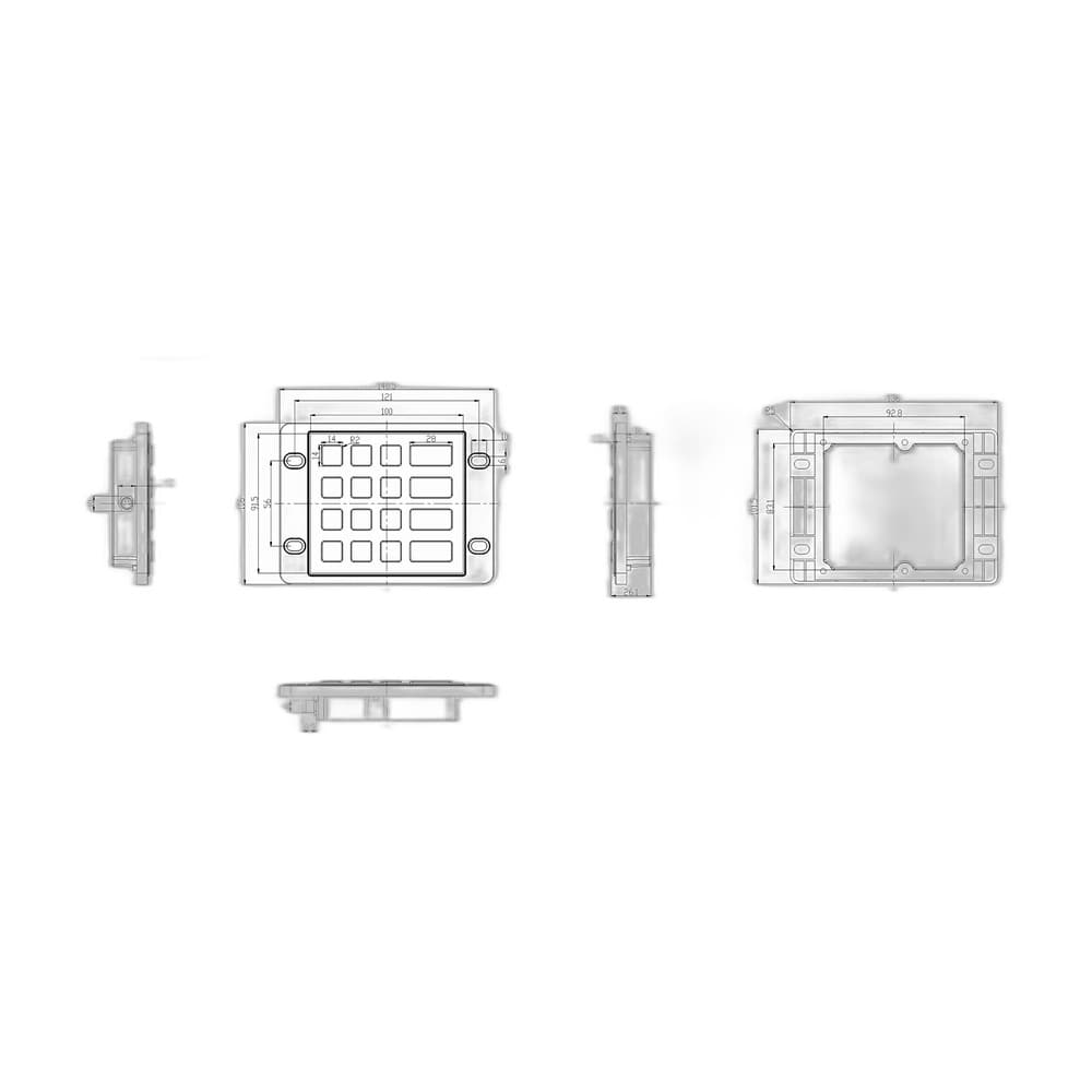 D-8988 Metal Industrial Keyboard image 5